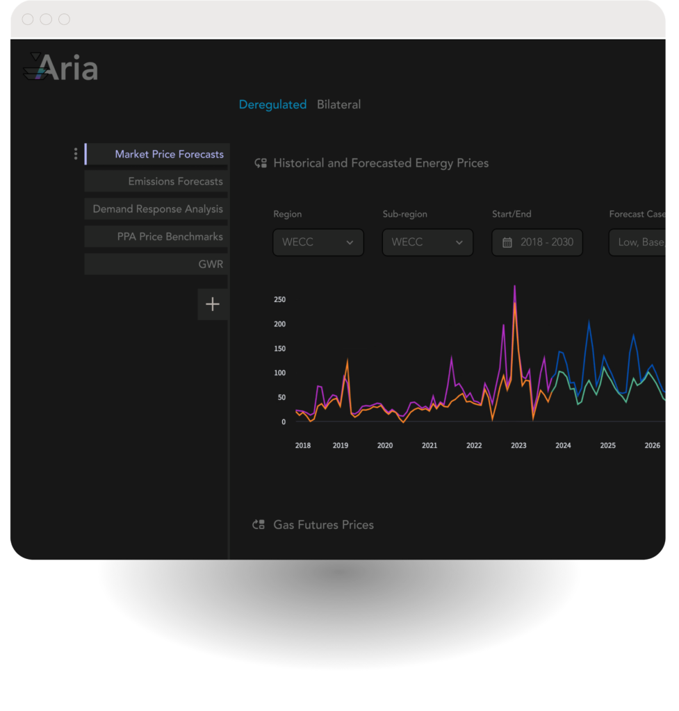 Verse Data Hub showing market price forecasts