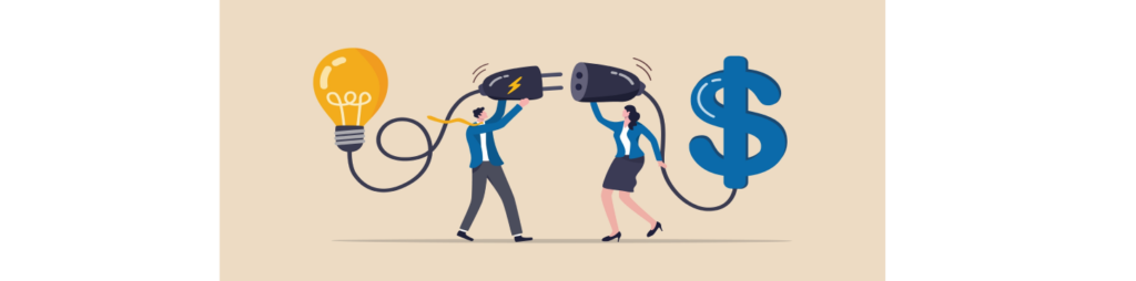Conceptual image of corporate decarbonization