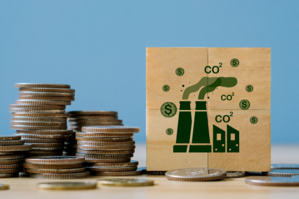 Coins and carbon image